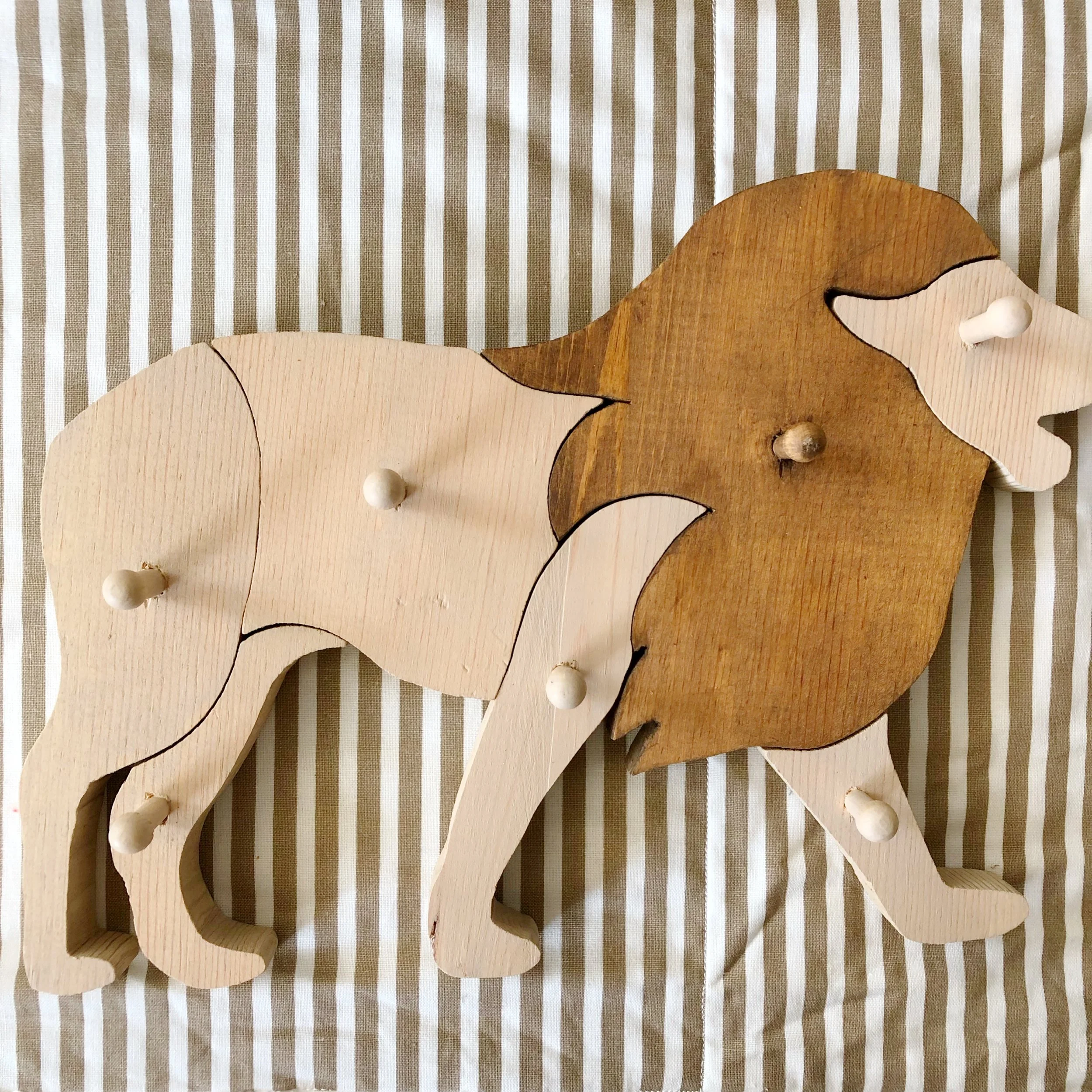 Lion Scroll Saw Puzzle Free Template
