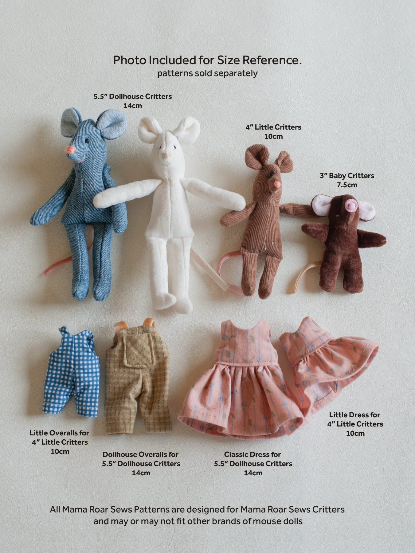Little Mouse Pdf Sewing Pattern Instructions