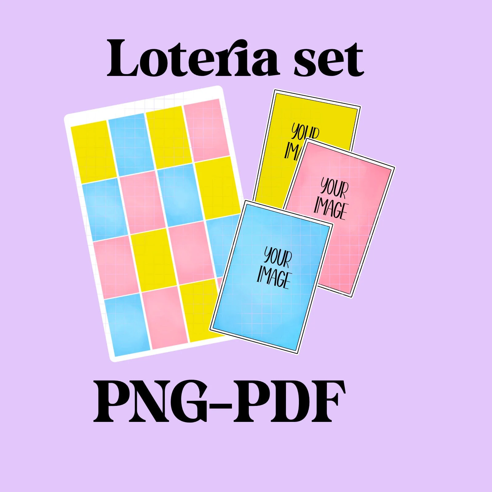 Loteria Blank Bundle Loteria Diy Loteria
