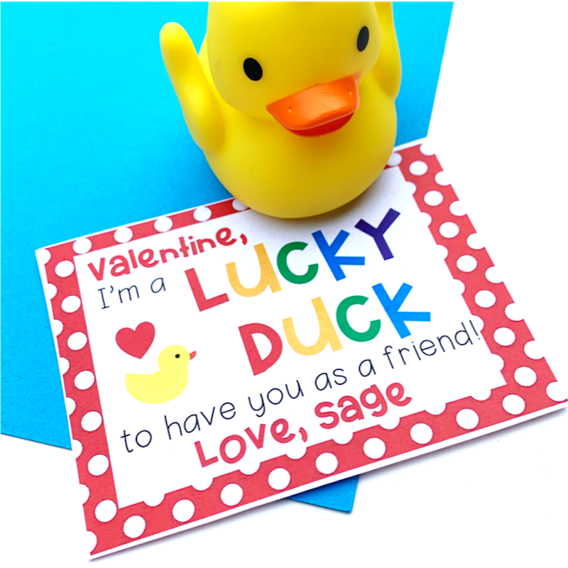 Lucky Duck Valentine