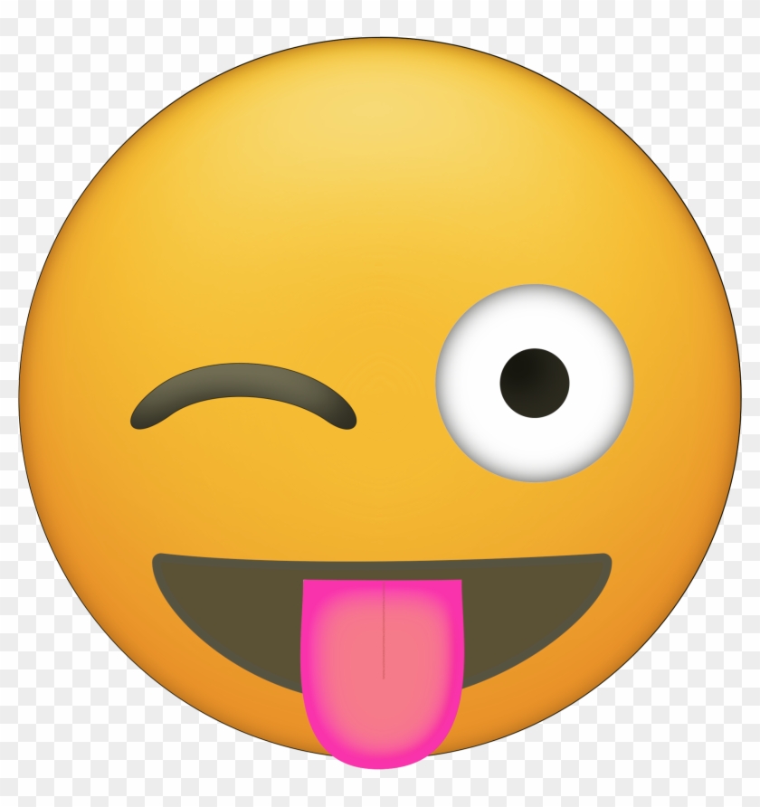 M2i8H7b1d3m2m2d3 Com Wp Content Uploads 2017 06 Winky Tongue Large Printable Emoji Faces