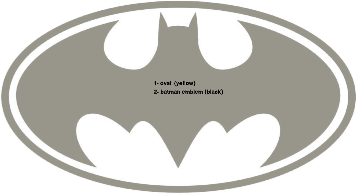 free printable batman logo stencil