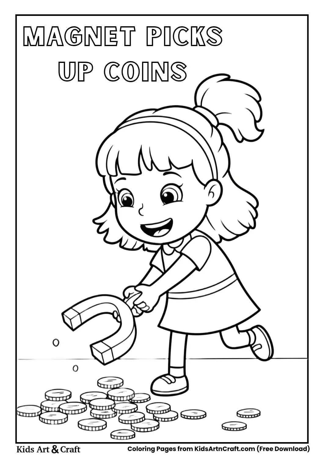 Magnet Fun Coloring Pages