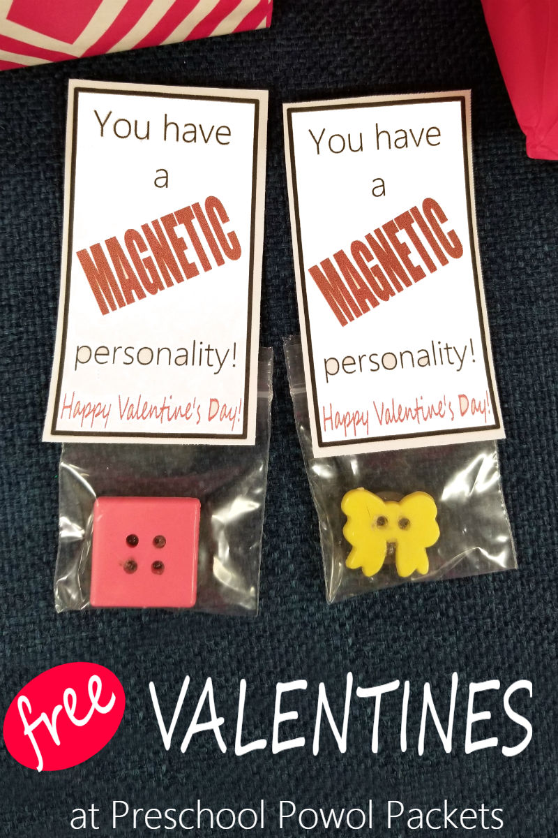 Magnet Valentines Free Printable