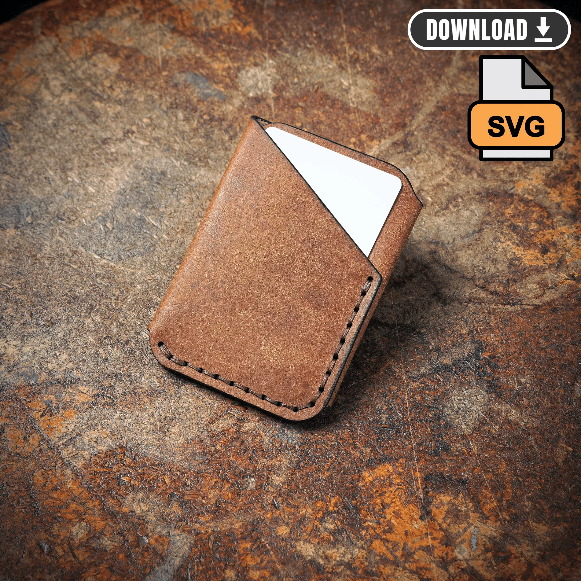 Make A Leather Wrap Wallet Free Pdf Pattern