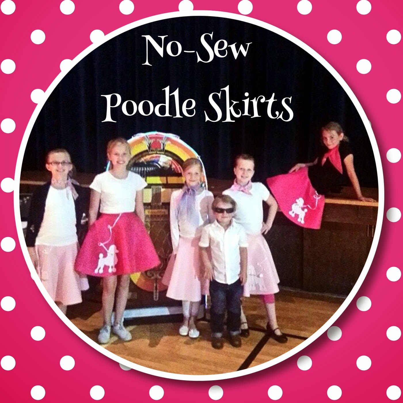 Make No Sew Poodle Skirt