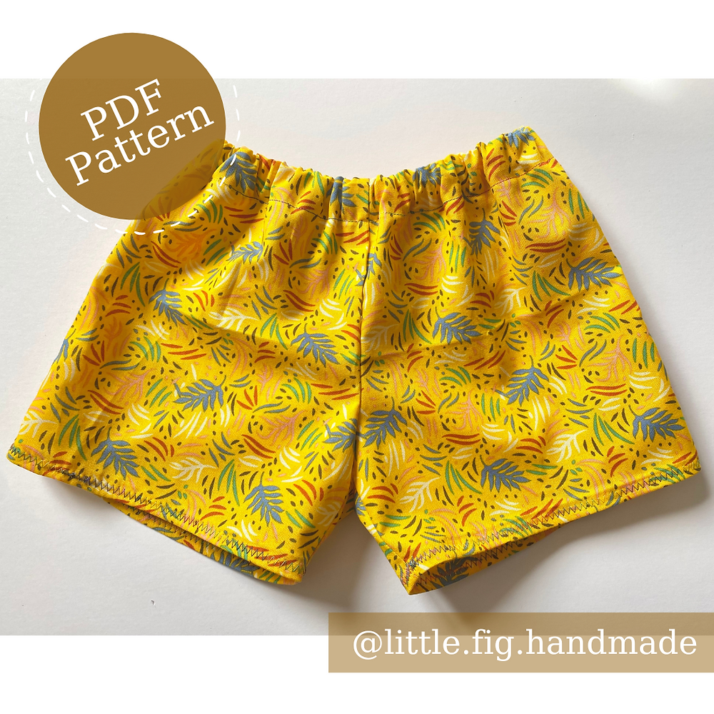 Make Your Own Children S Simple Unisex Summer Shorts Free Pdf Sewing Pattern