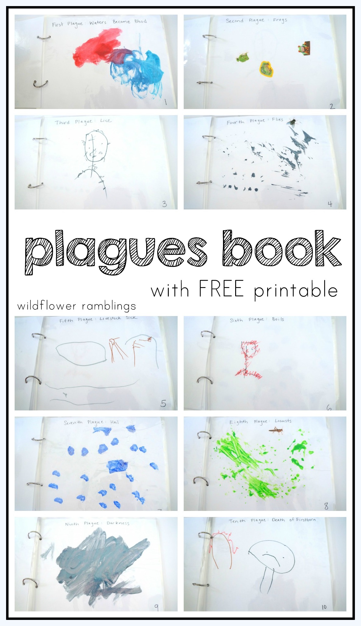 free printable 10 plagues of egypt free printable 10 plagues of egypt