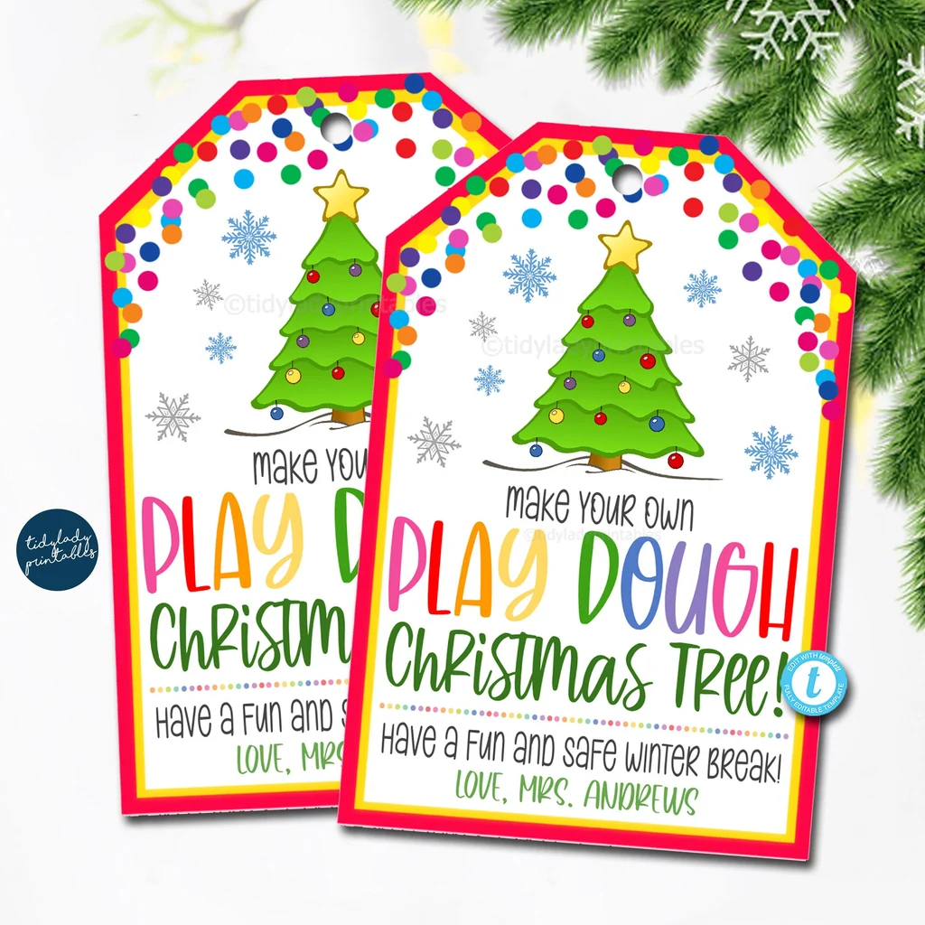 Make Your Own Play Dough Christmas Tree 52912