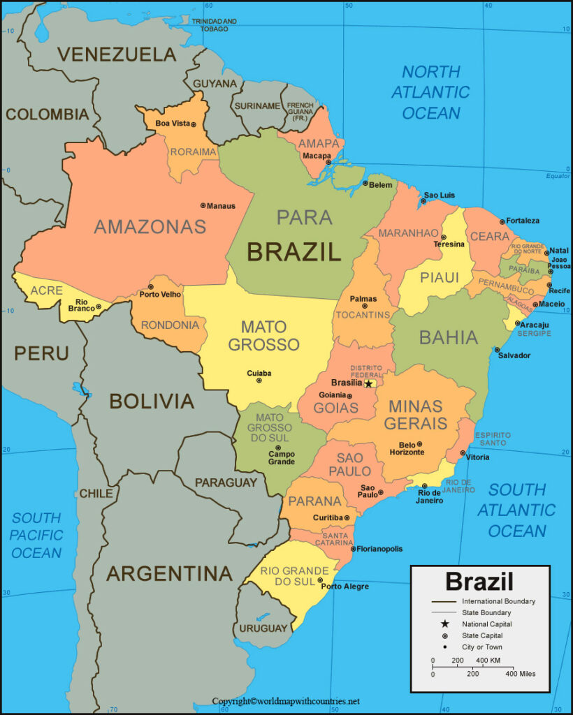 Map Of Brazil
