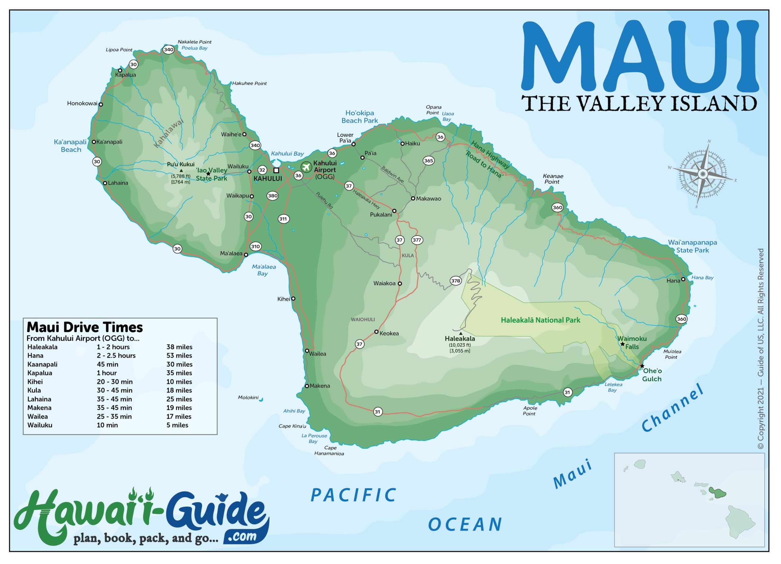 free printable map of maui