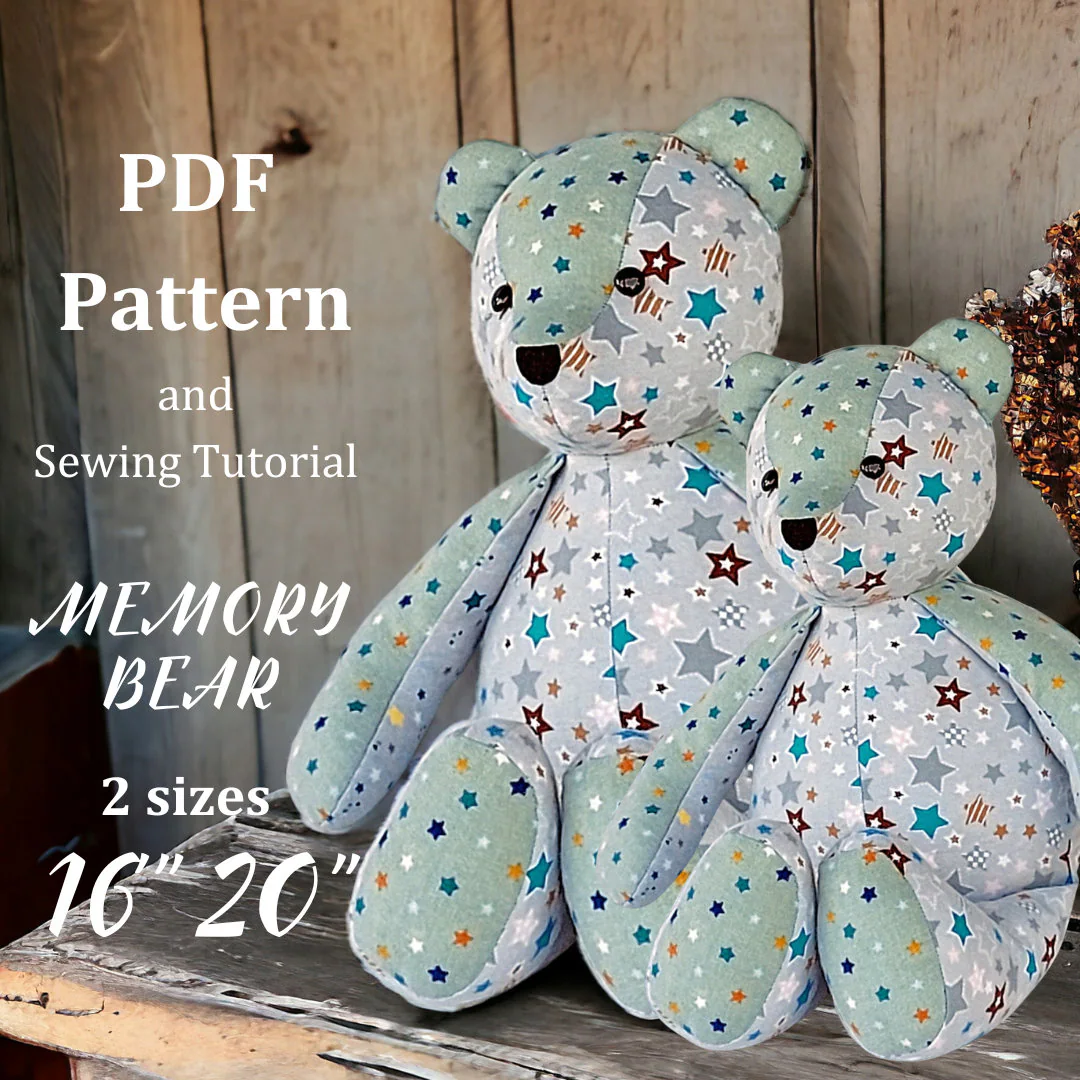Memory Bear Pattern Make Teddy Bear Memory Bear Pattern Make Teddy Bear