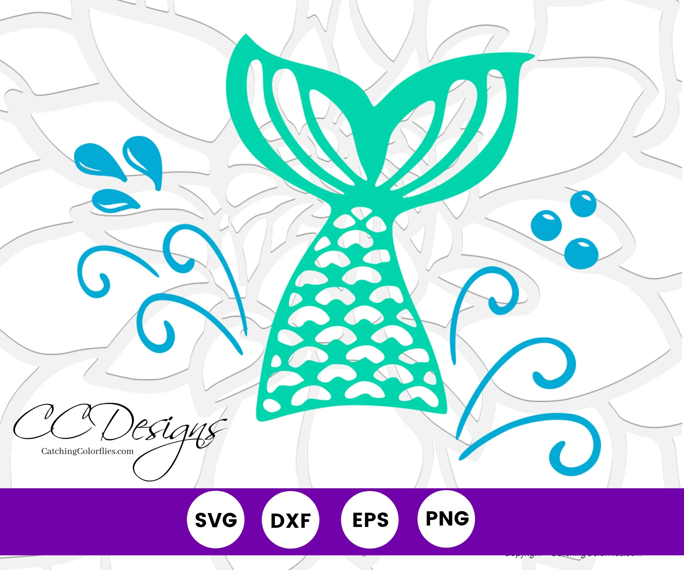 free mermaid tail printable