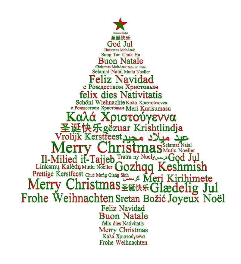 Merry Christmas Languages