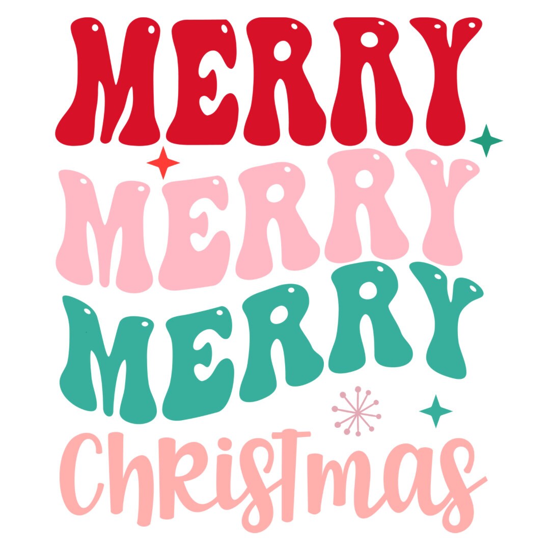 Merry Merry Merry Christmas Bubble Merry Merry Merry Christmas Bubble