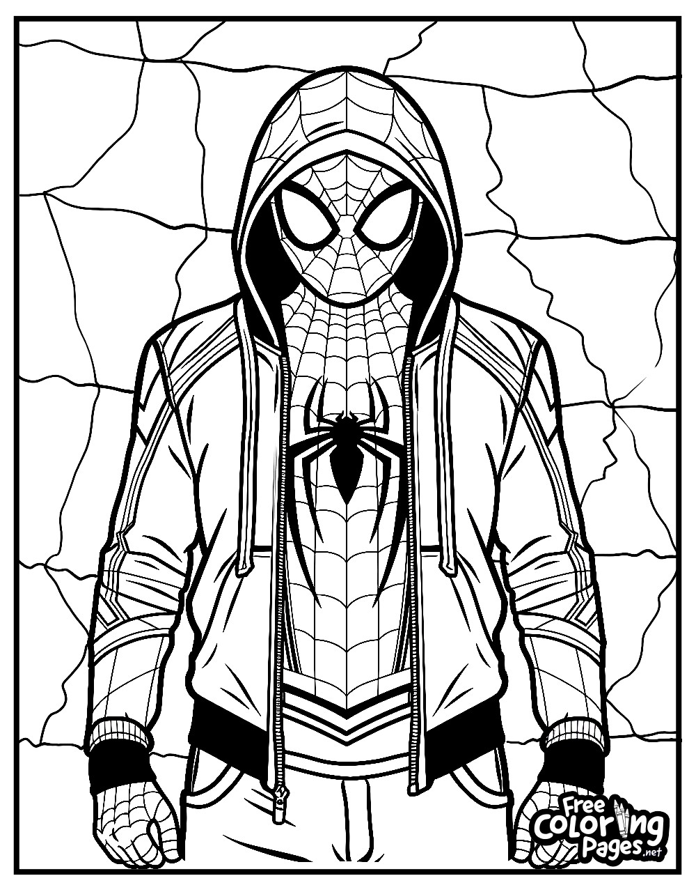 Miles Morales Coloring Pages