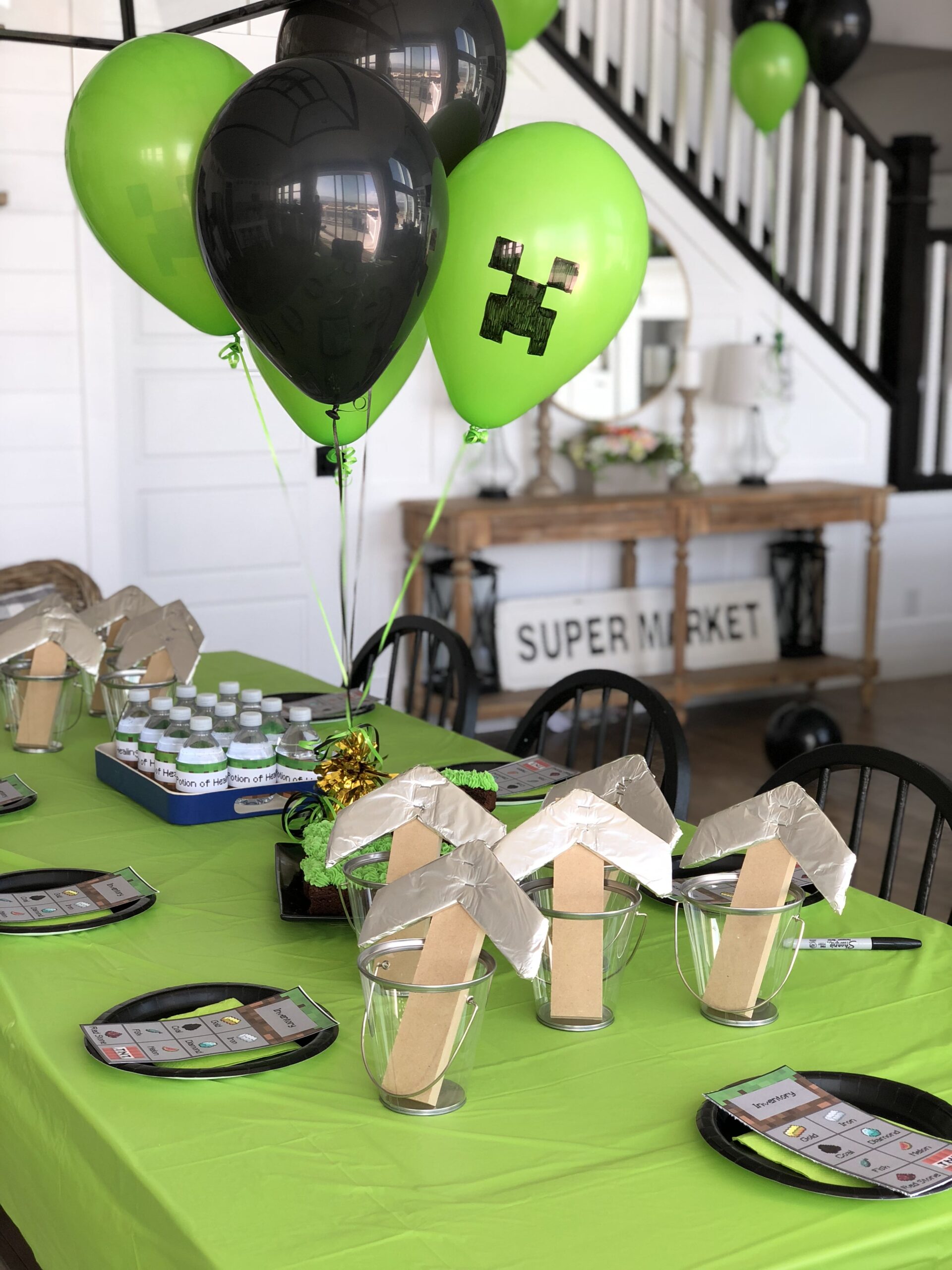 Minecraft Birthday Party With Free Printables Minecraft Birthday Party With Free Printables