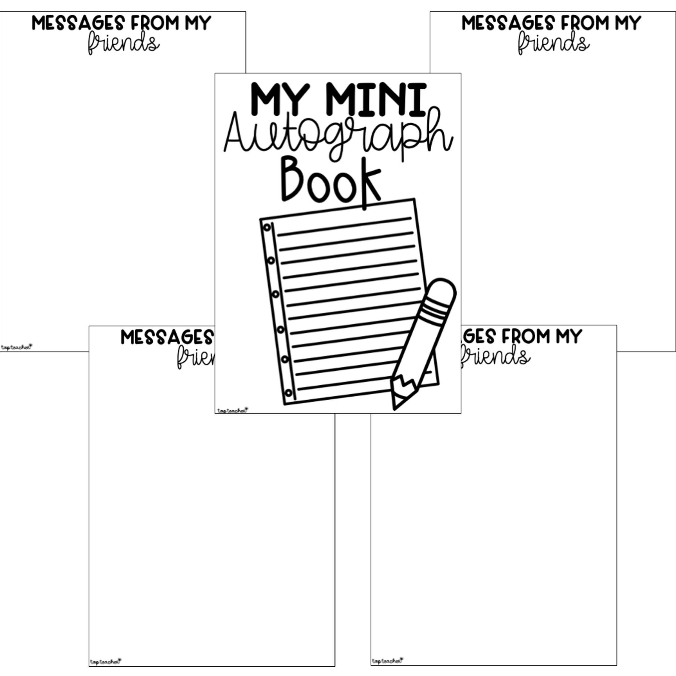 Mini Autograph Book