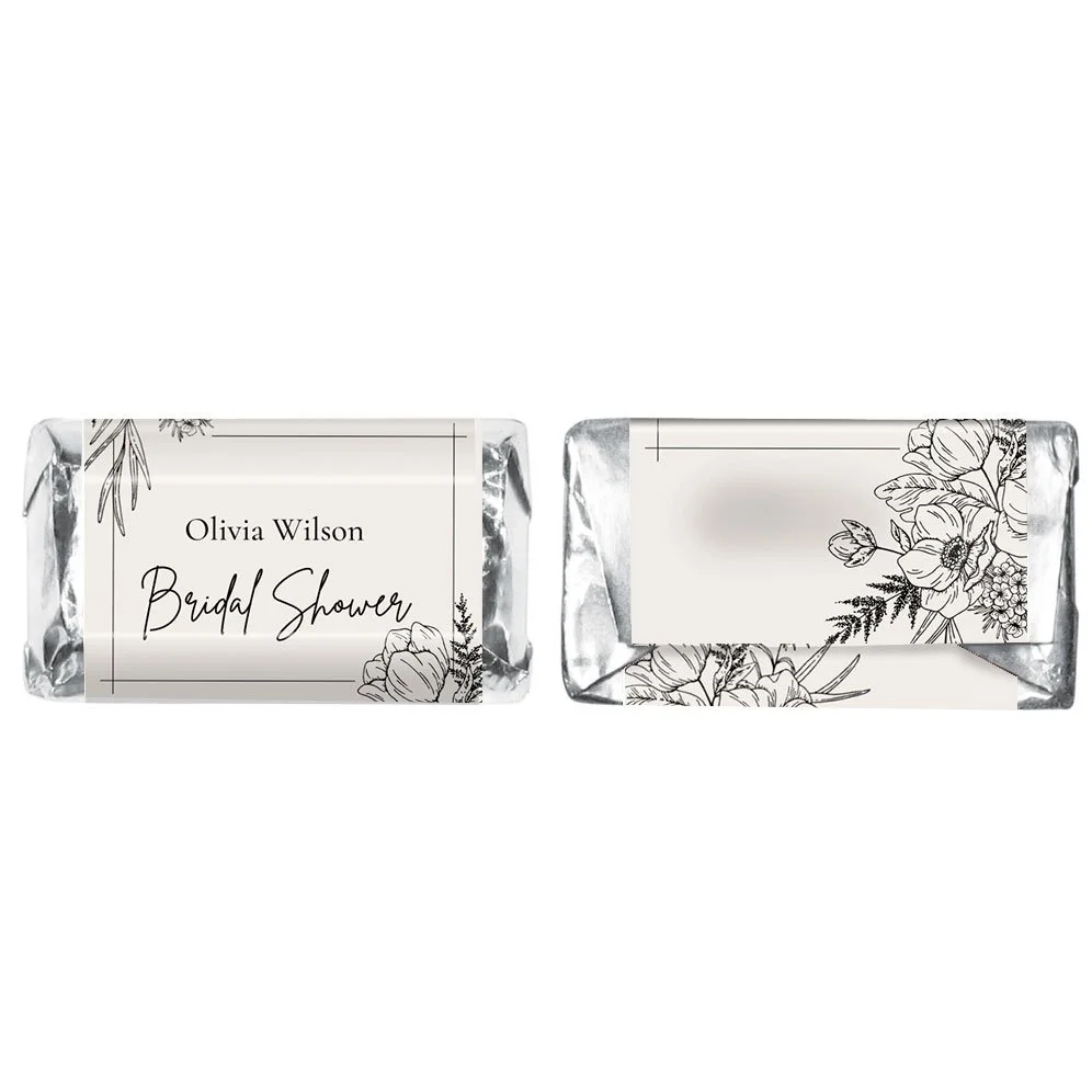 Mini Candy Label Template 25 X 1563 Inches