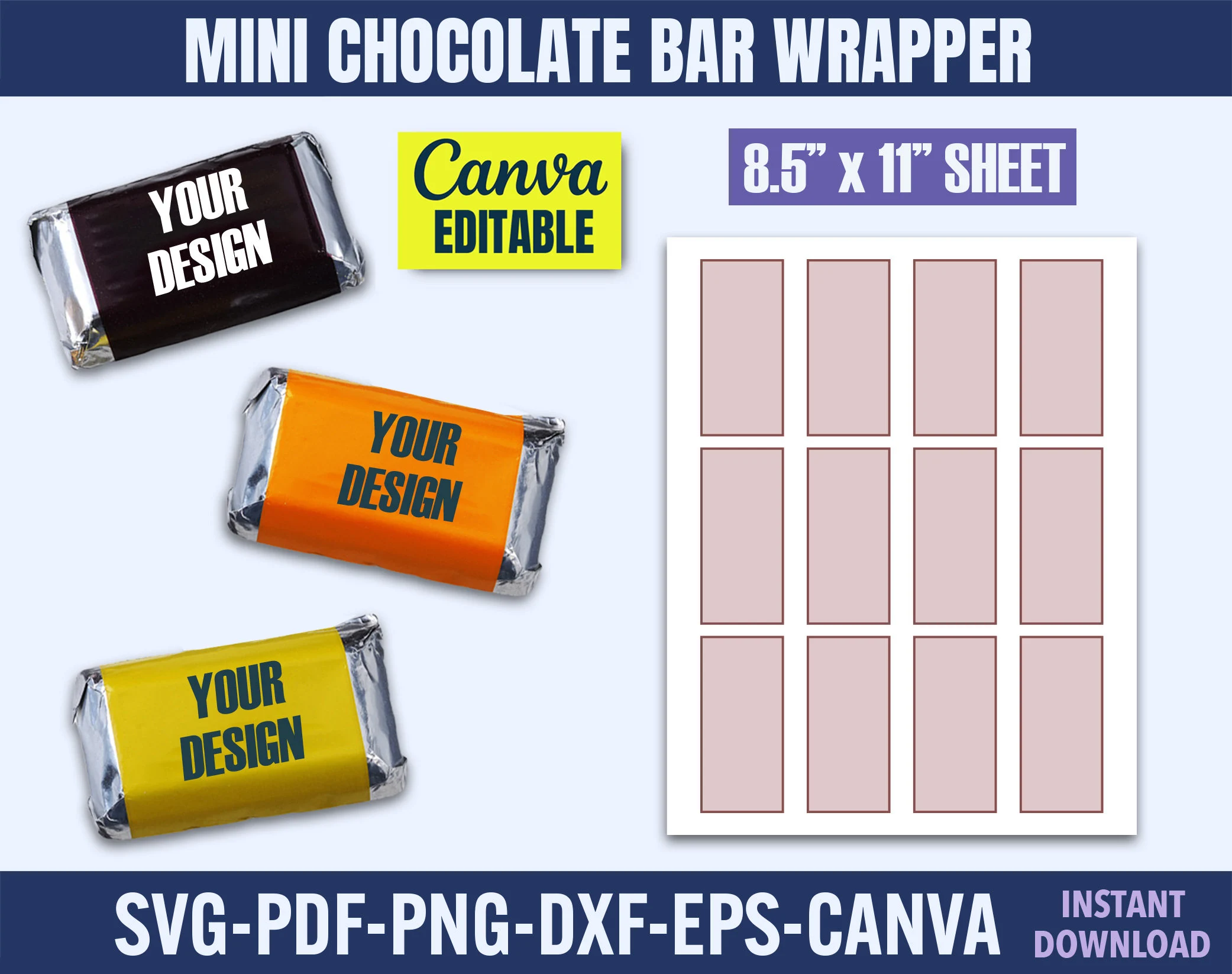 miniature candy wrappers free templates