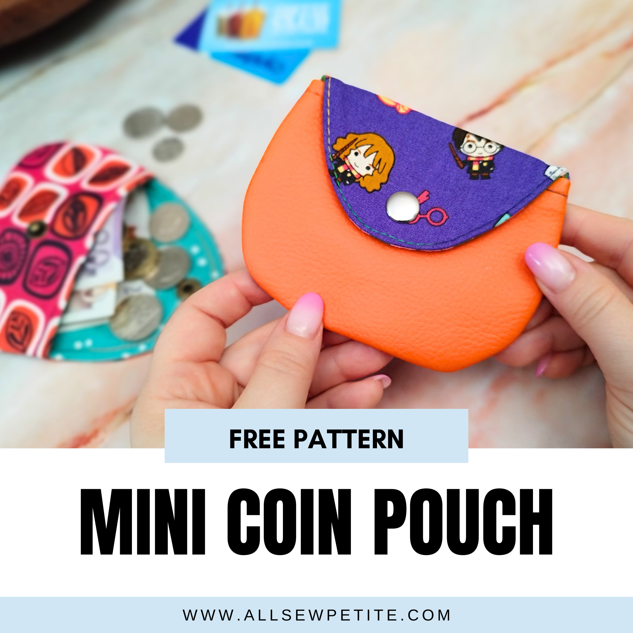Mini Pouch Free Sewing Pattern
