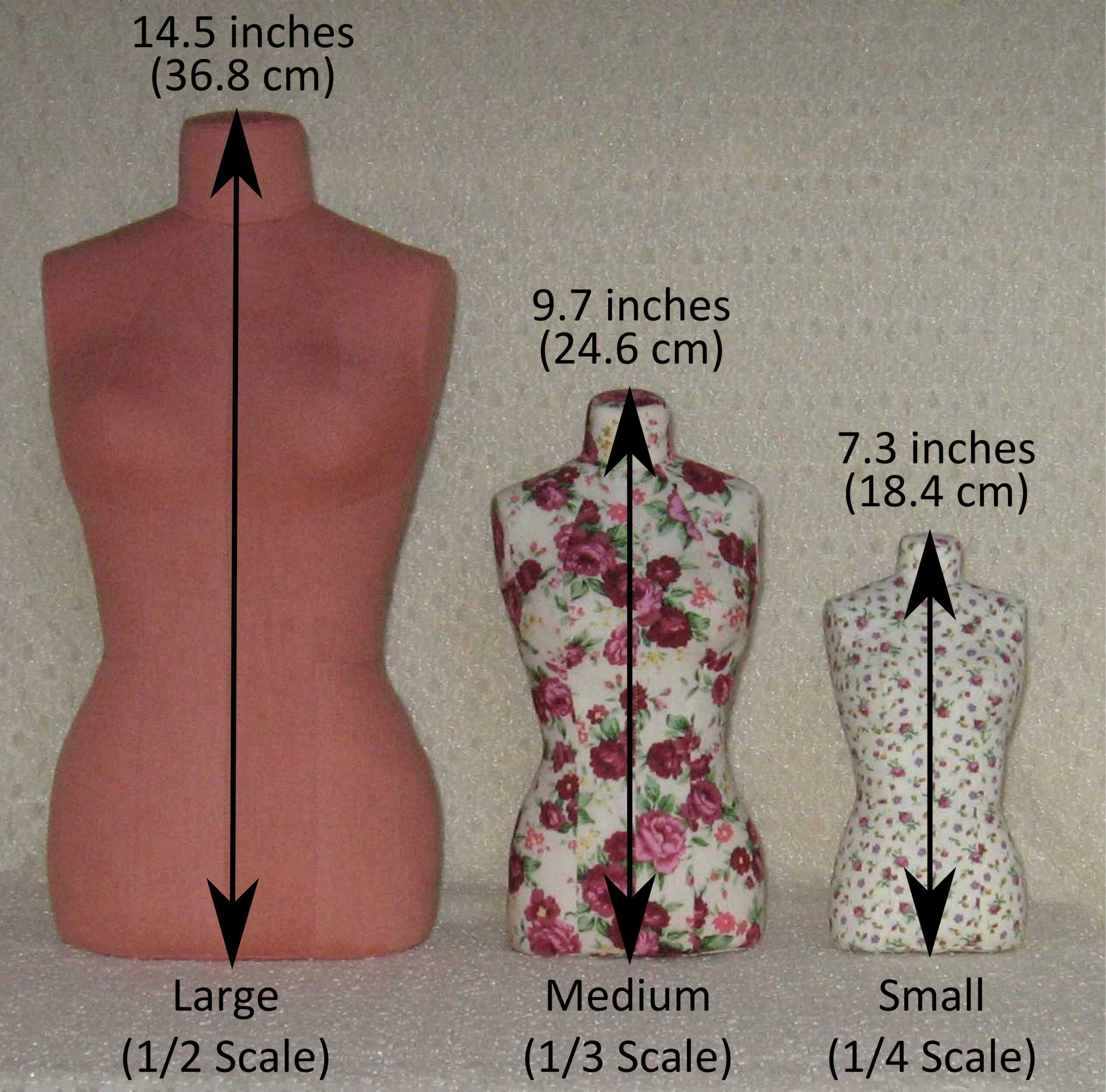 Mini Stuffed Dress Form Pattern