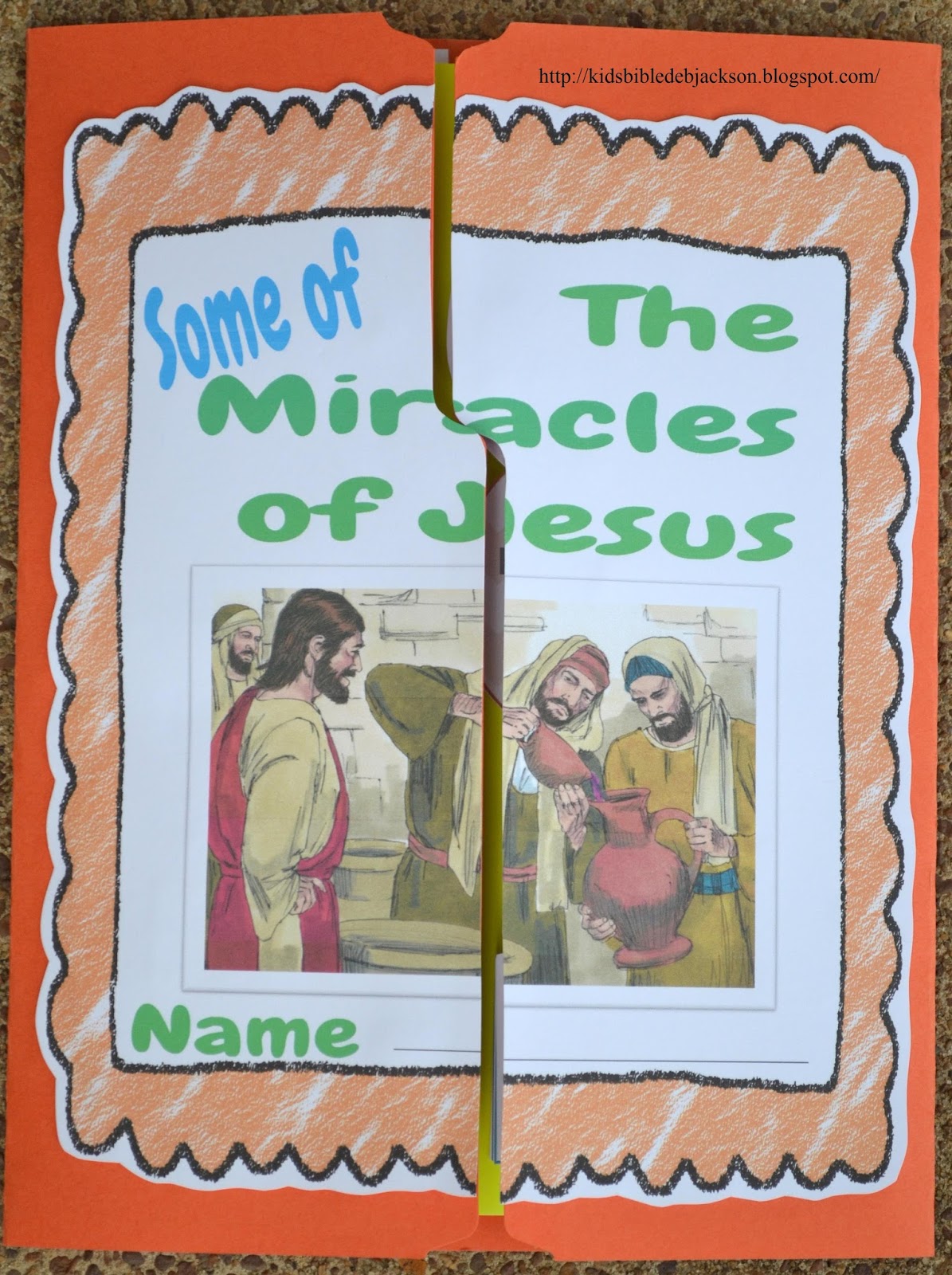 Miracles Of Jesus Lapbook 15