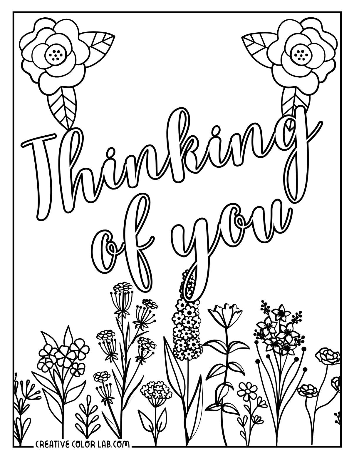 Miss You Coloring Pages