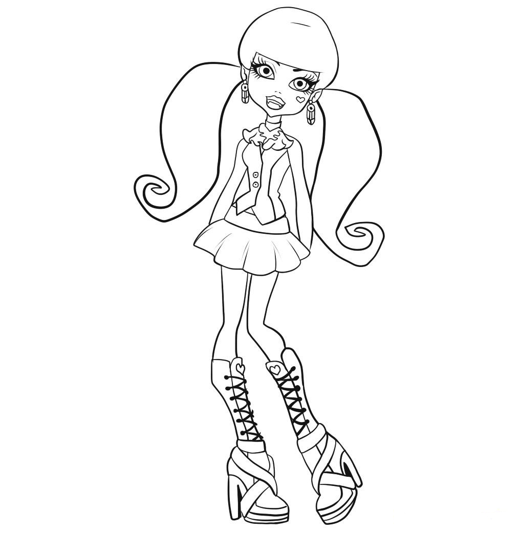 free printable monster high paper dolls
