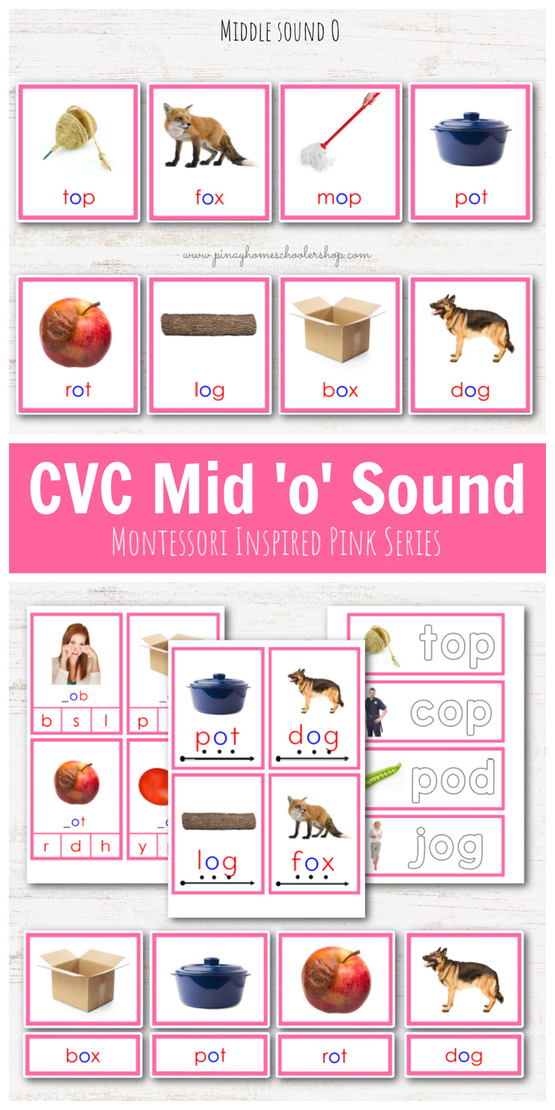 Montessori Pink Series Beginning Reading Montessori Pink Series Beginning Reading