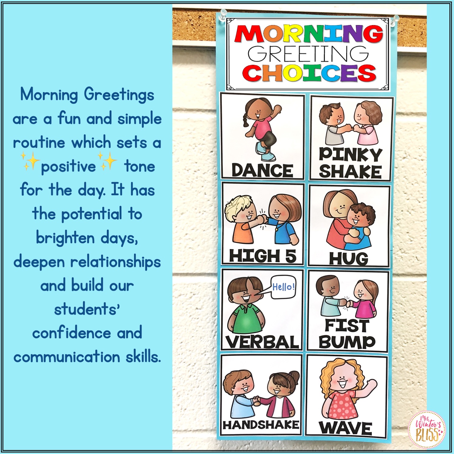Morning Greeting Choices Morning Greeting Choices