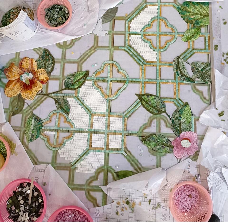 Mosaic Flower Patterns Mosaic Flower Patterns