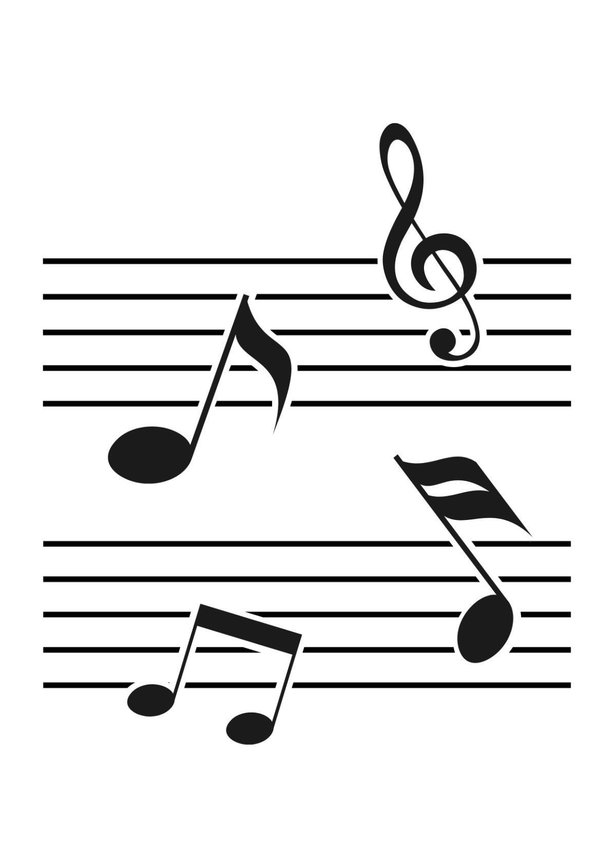 Music Note Stencil