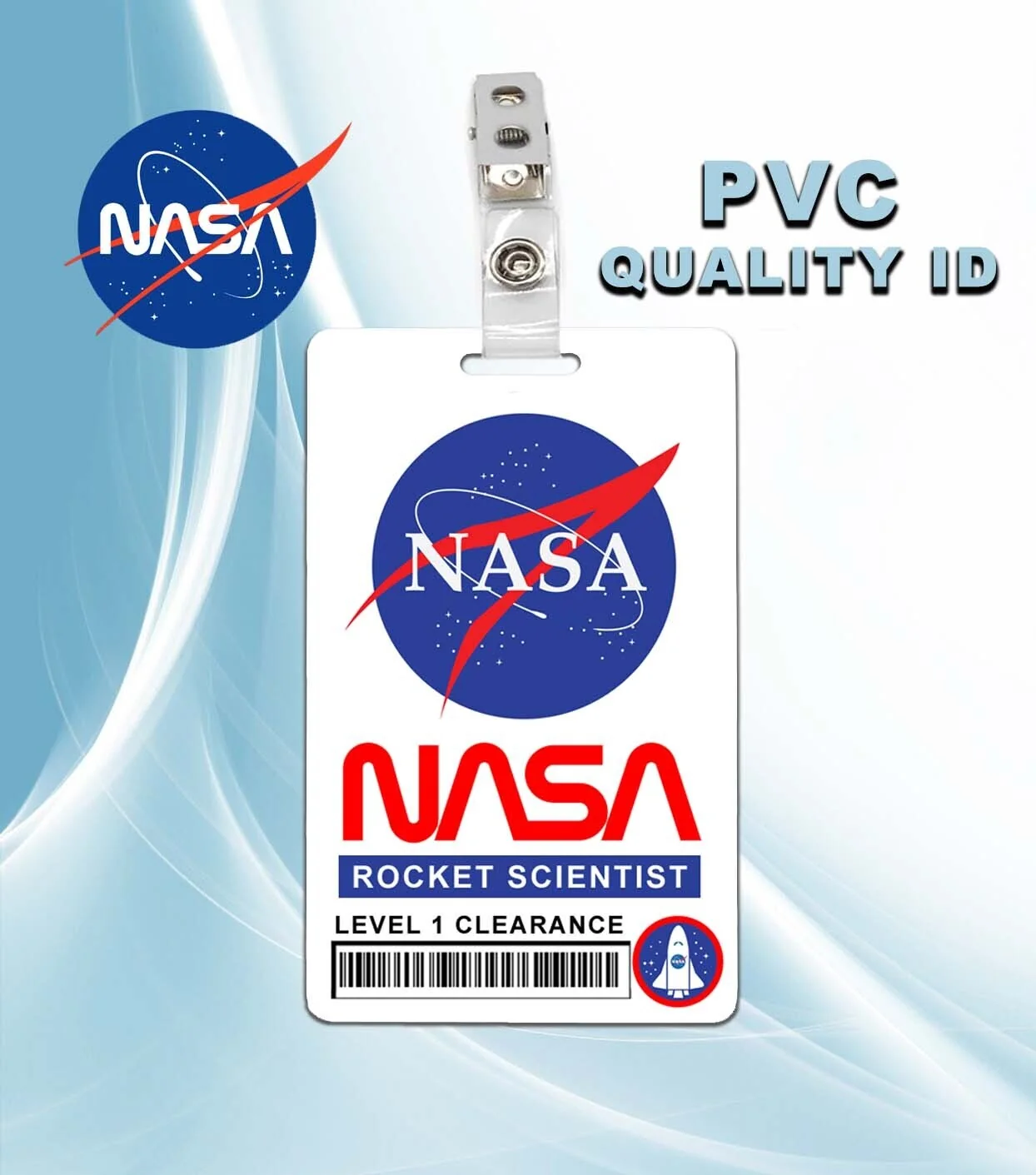 Nasa Id Badge Pvc
