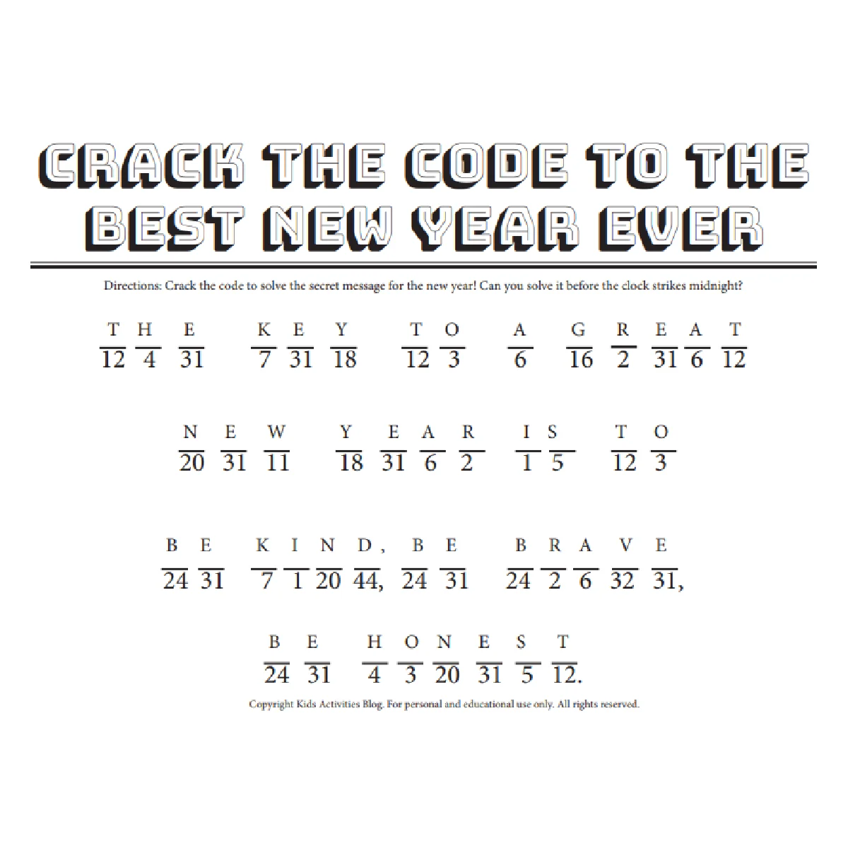 free secret code printables free secret code printables