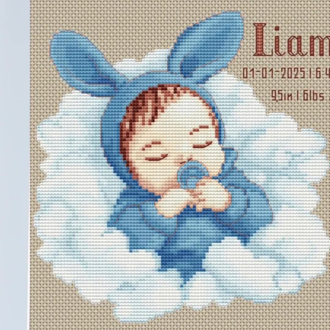 free printable baby boy cross stitch patterns