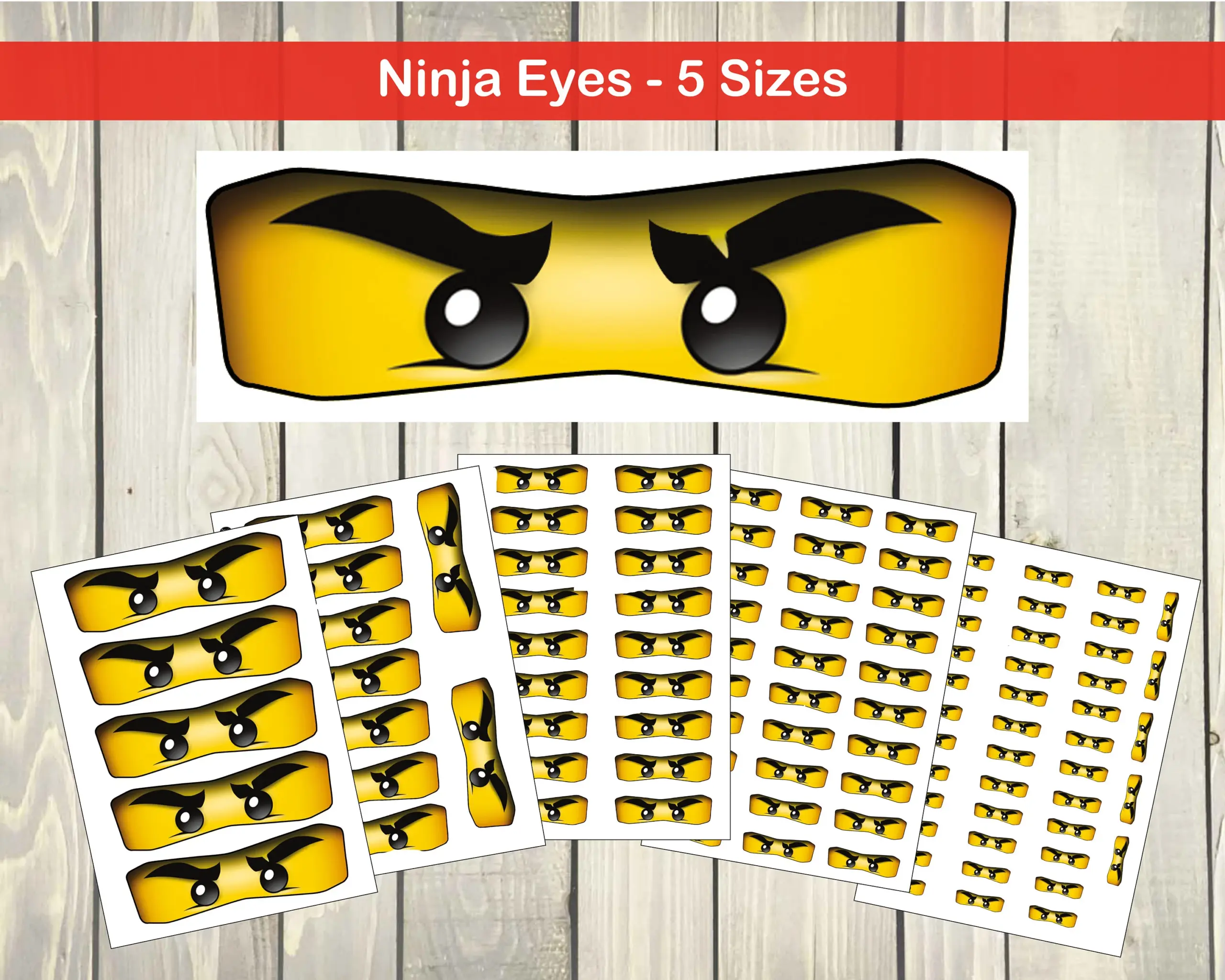 free printable ninja eyes free printable ninja eyes