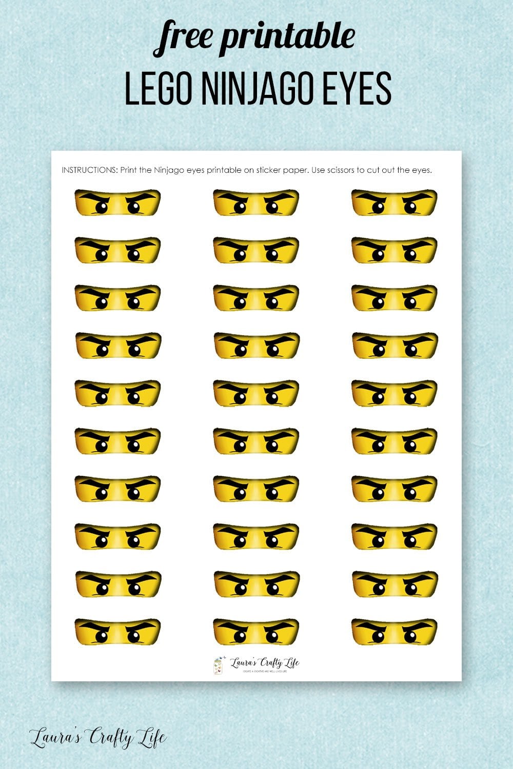 Ninjago Lollipops And Printable Ninjago