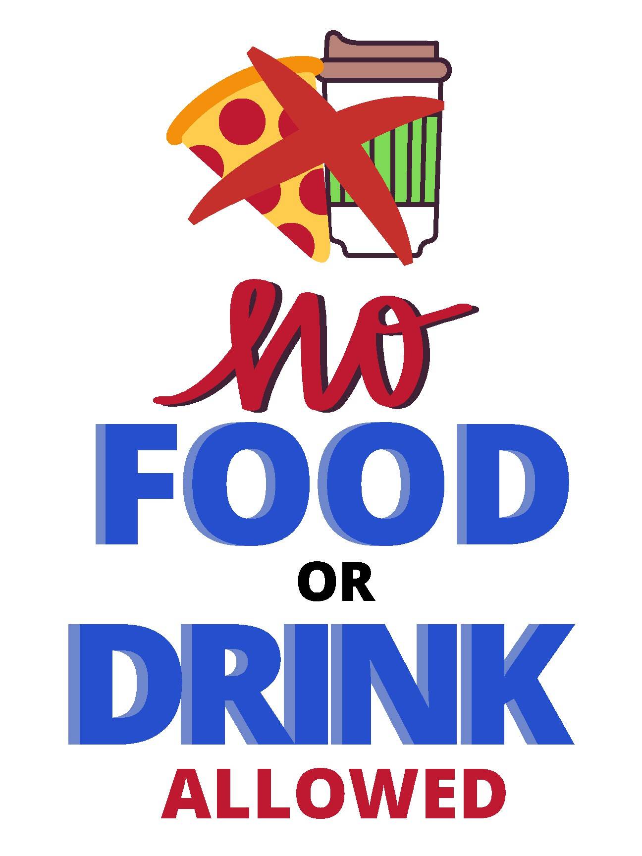 No Food Or Drink Sign 5219454