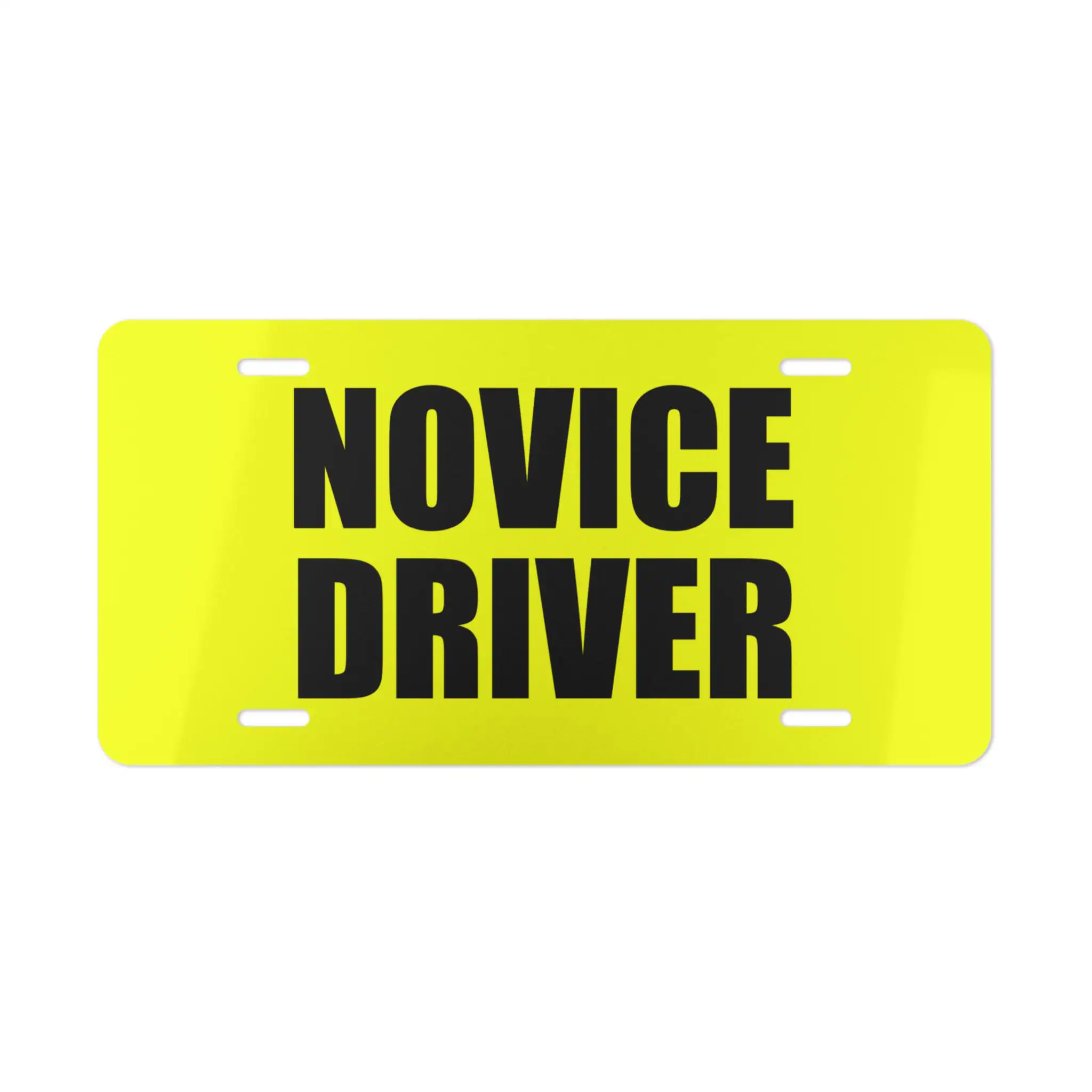 Novice Driver License Plate Car Decor