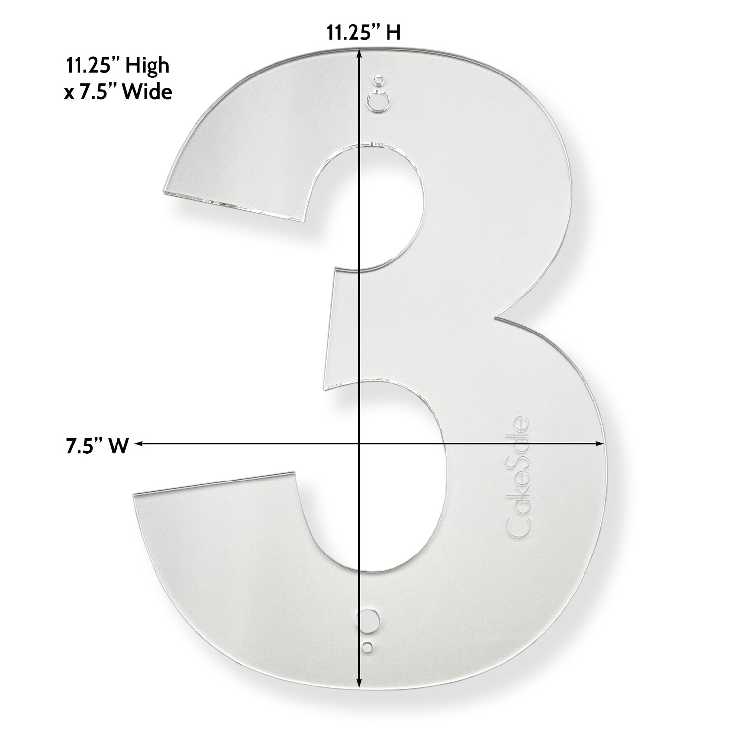 Number Cake Template Set 0 Through 9 P540445001