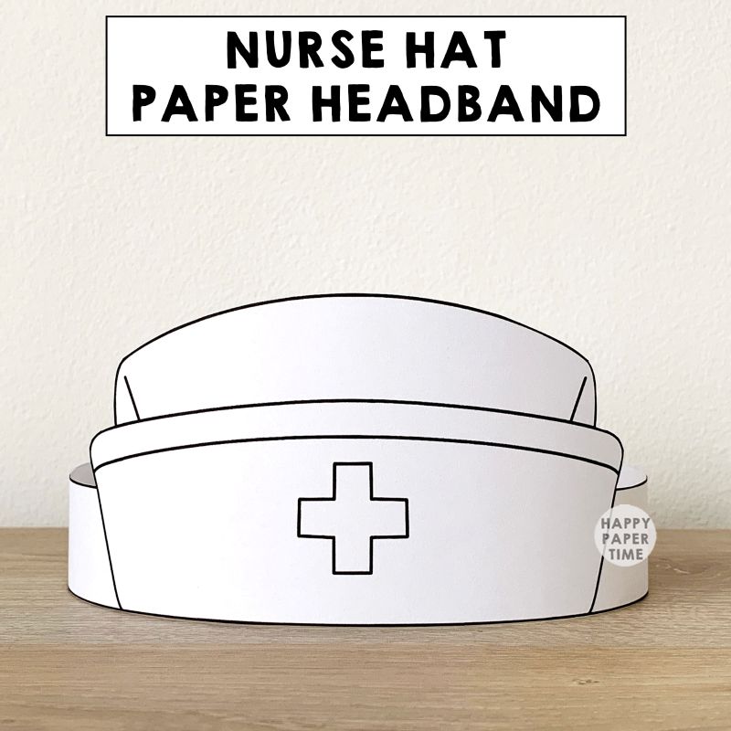 free printable nurses cap pattern free printable nurses cap pattern