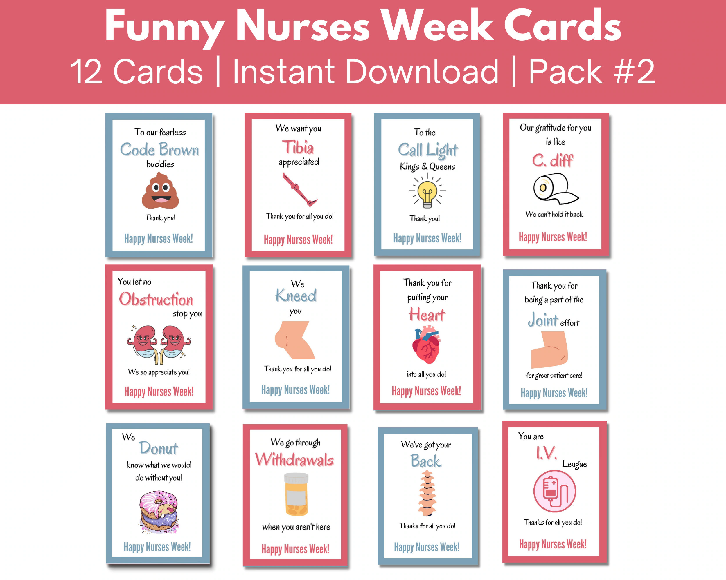 Nurses Week Printable Gift Tags Nurses Nurses Week Printable Gift Tags Nurses