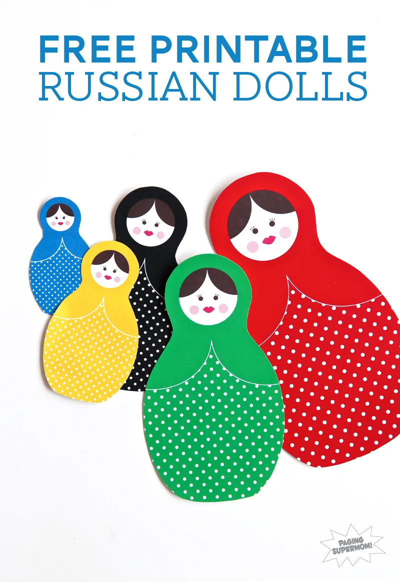 Olympics Crafts Russian Dolls