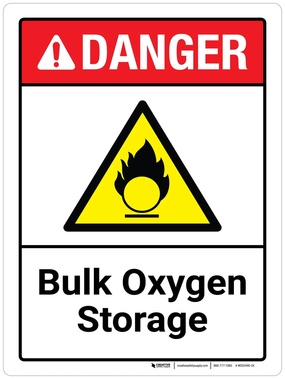 Oxygen Storage Signs Oxygen Storage Signs