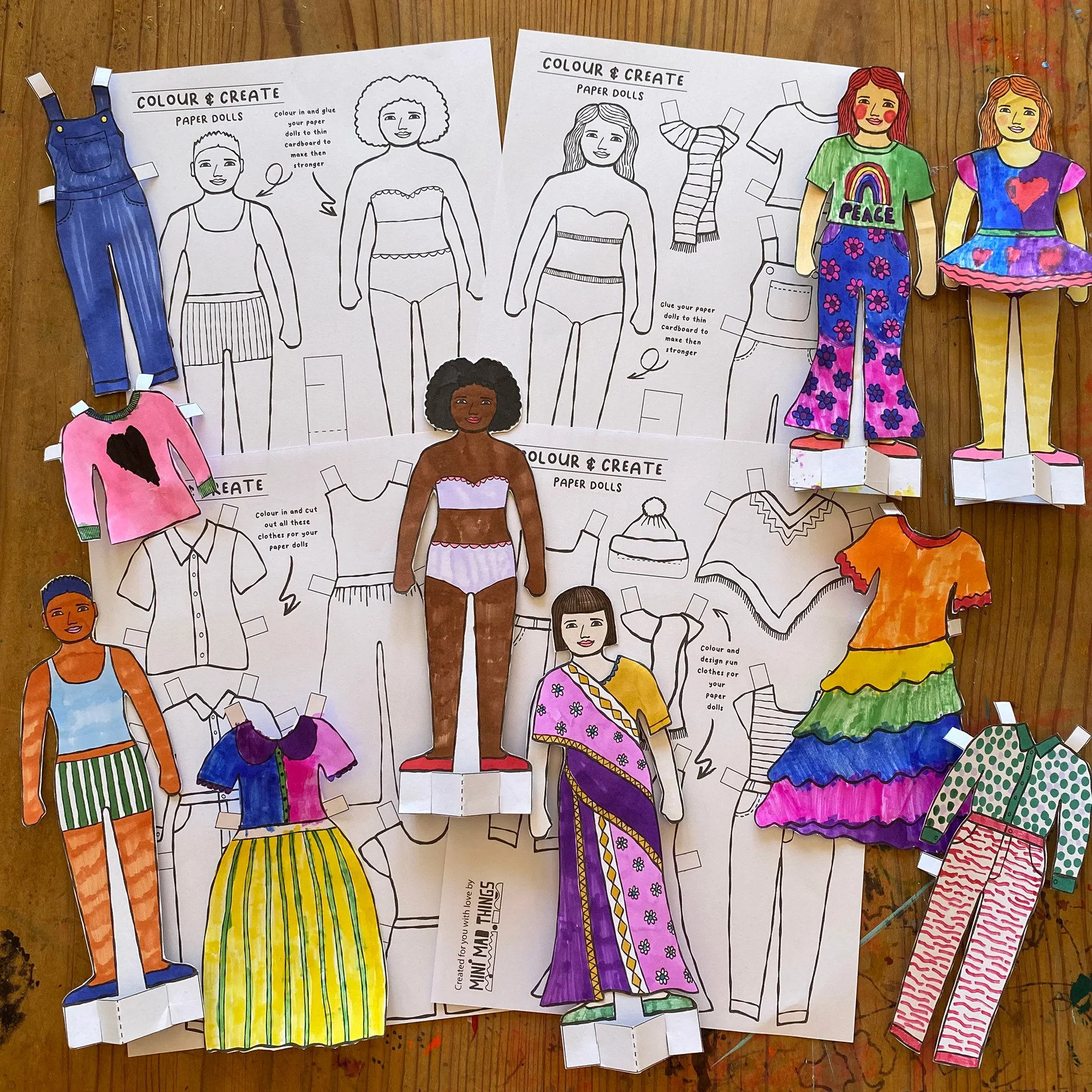 Paper Dolls Printable Activity Pack