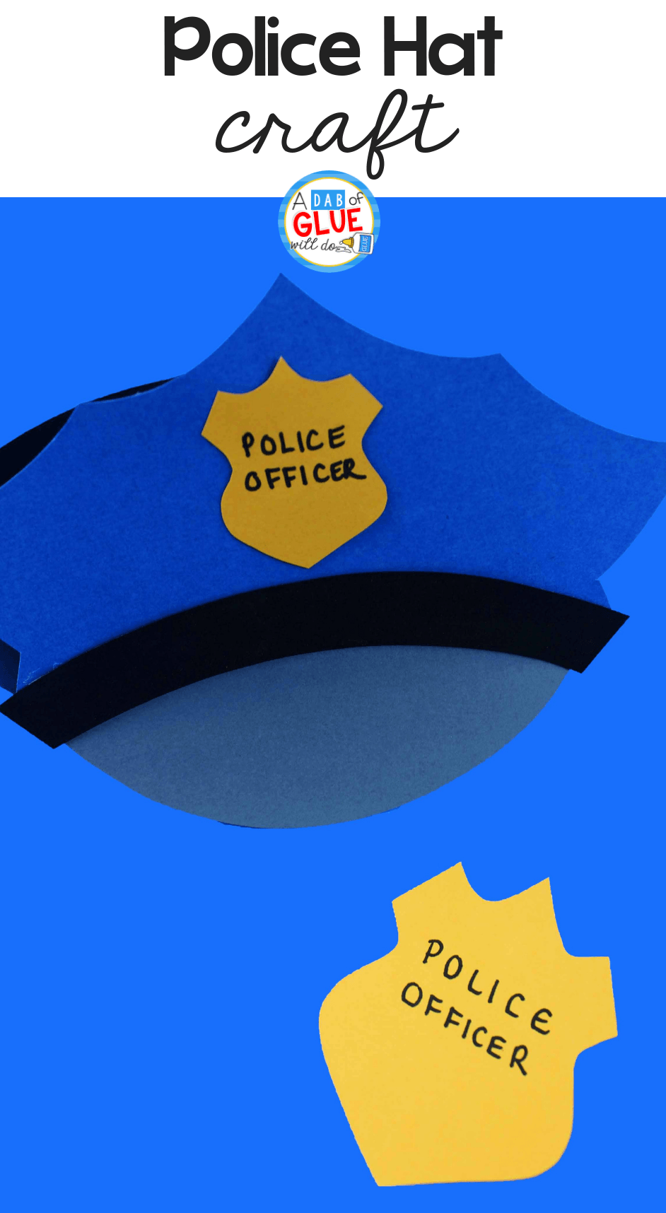 Paper Police Hat Craft Paper Police Hat Craft