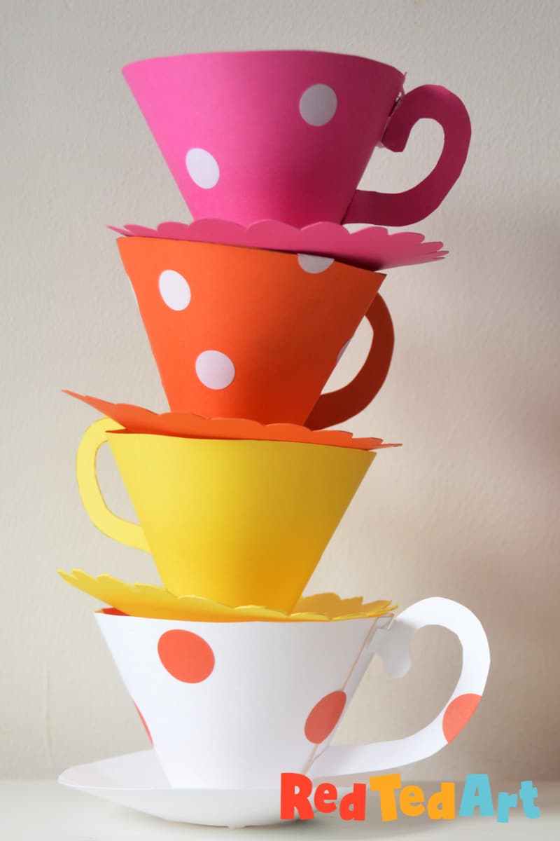 Paper Teacup Printable Tea Party Games