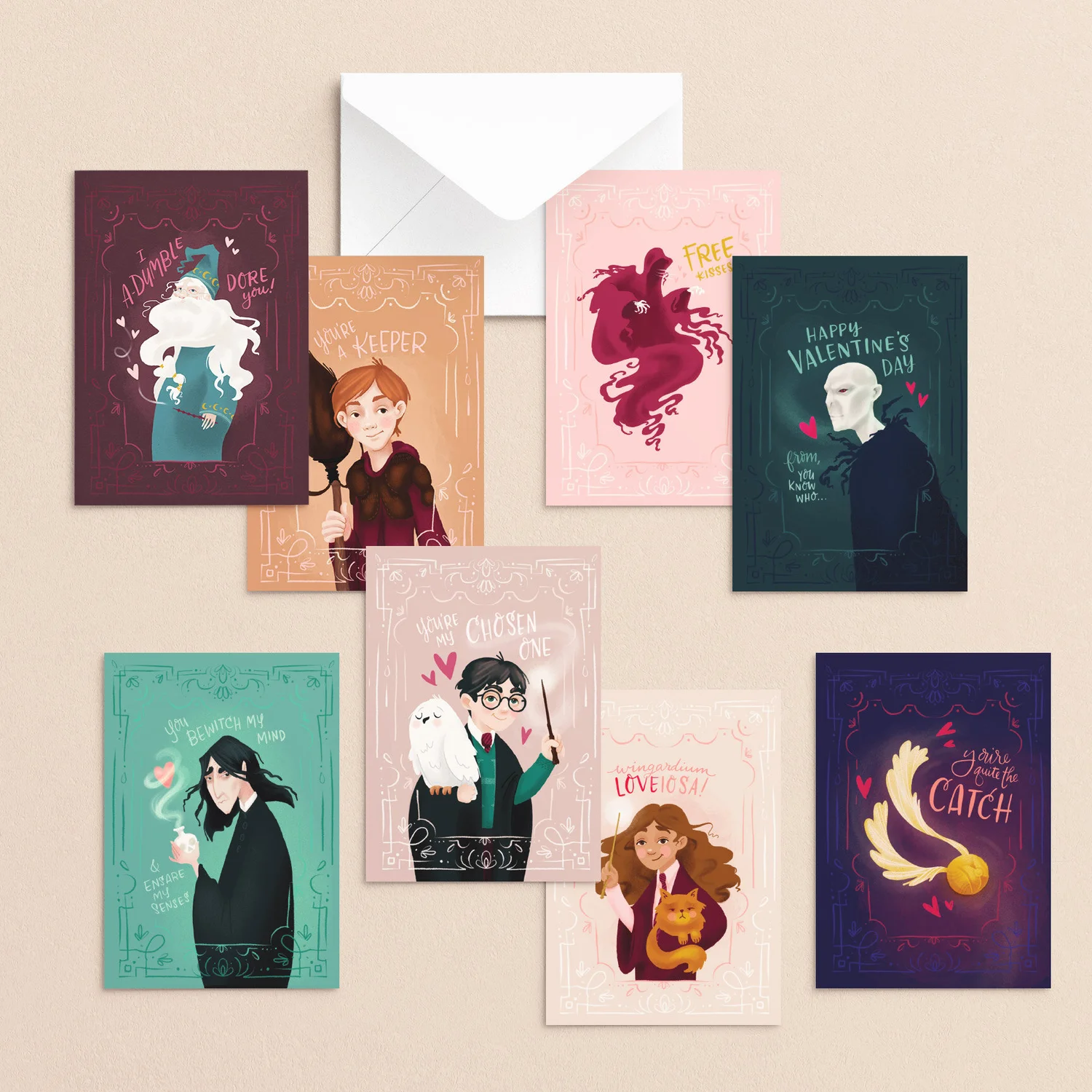 harry potter printable valentines