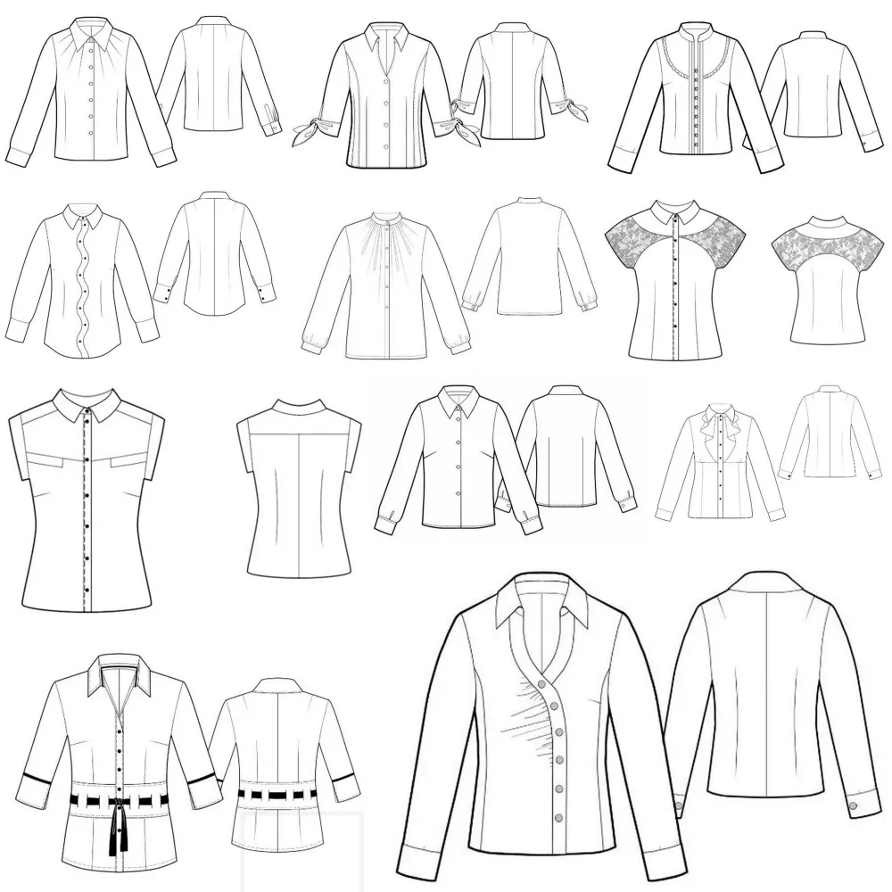 Pattern Roundup Button Up Shirts
